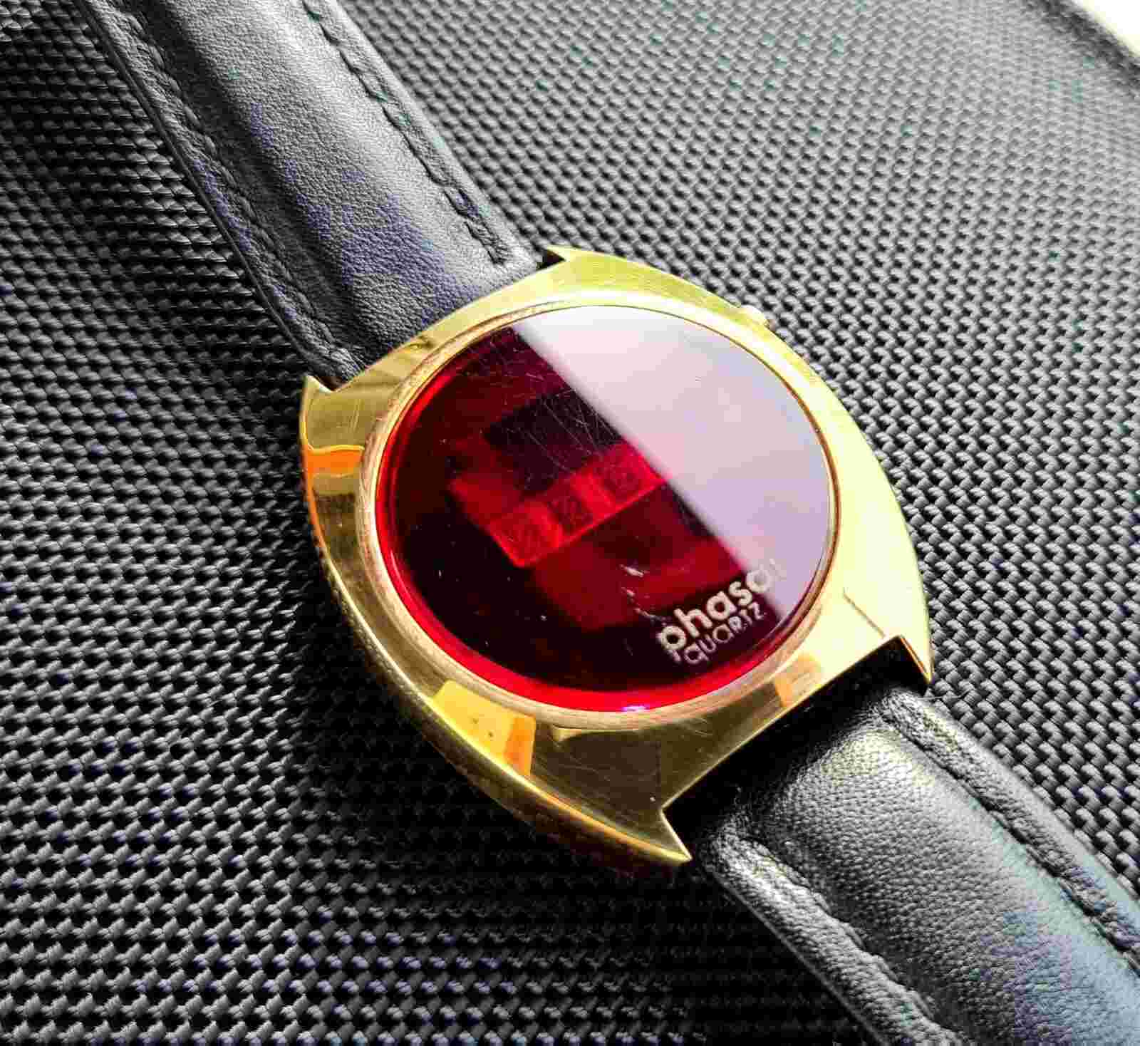 Phasar Quartz LED vintage with original box and manual