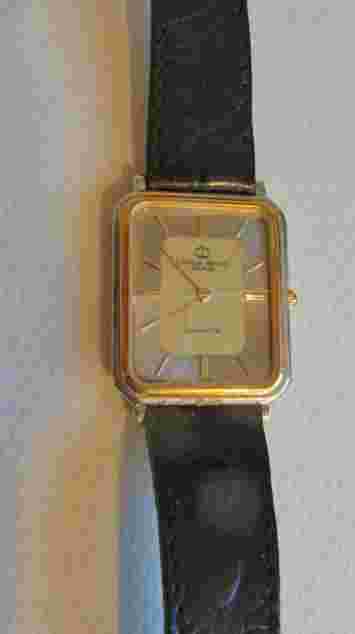 Christian Bernard Tank Watch ... Works needs crystal
