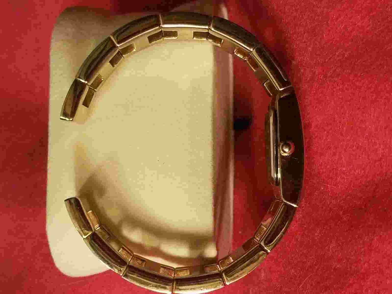 Vernier Ladies Gold Bangle Style Watch
