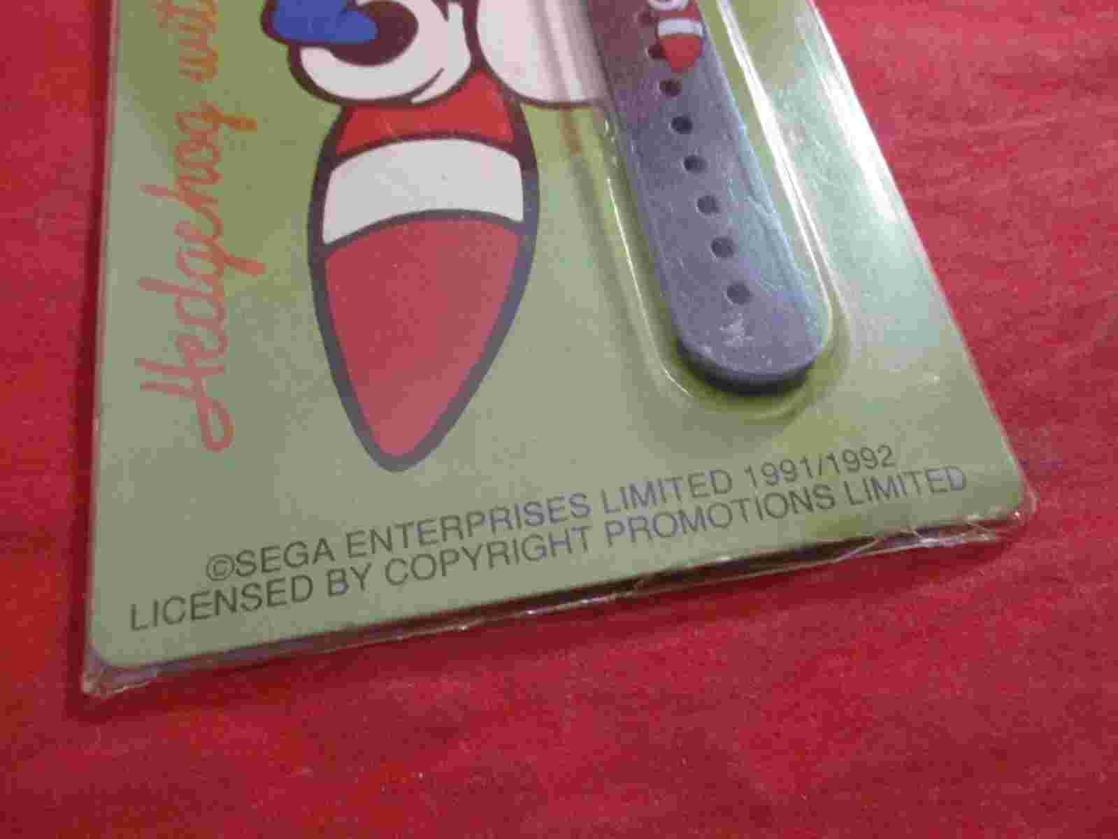 Sonic the Hedgehog Sega "Hedgehog With Attitude" 1991/1992 Kids Watch *NEW*