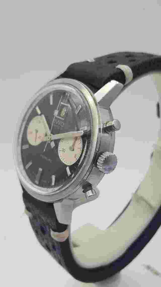 BWC Carrera Poor Man's, Manual Wind, Chronograph, Date, Swiss Made, Panda