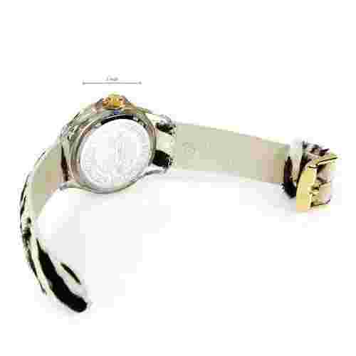 K & BROS MONOCHROME LEATHER STRAP LADIES WATCH