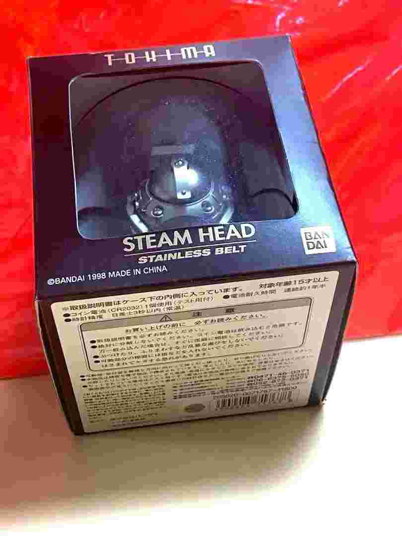 Bandai TOKIMA STEAM HEAD wristwatch Exchanged working parts unused item USED JPN