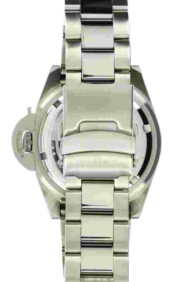 BREED Mens 4802 Von Genf Silver Tone Stainless Steel 42mm Watch 133444
