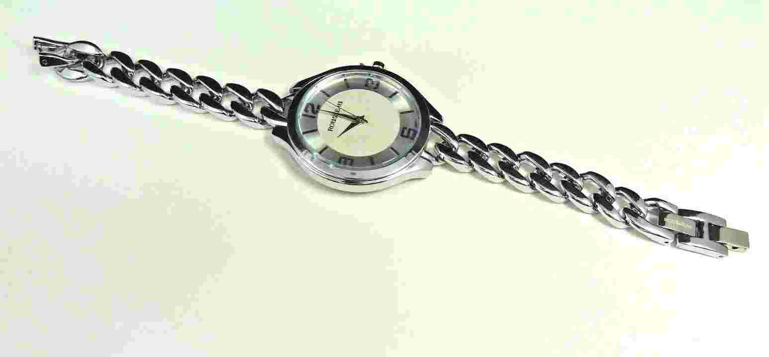 Rousseau 9406 Patricia II Silver Tone Dress Round Women's Watch