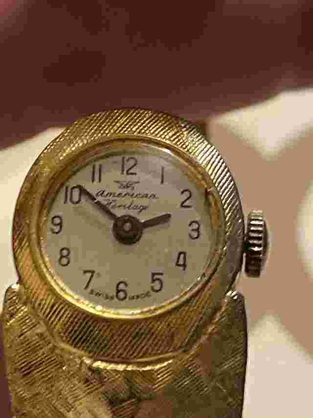 Vintage Watch American Heritage Peek A Boo Swiss Made