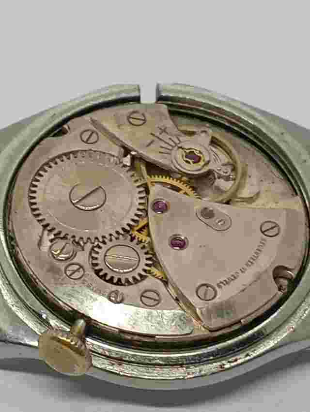 VINTAGE Watch Movement Swiss Britix Cal. FHF 67 Good Balance Spring Stem Hands