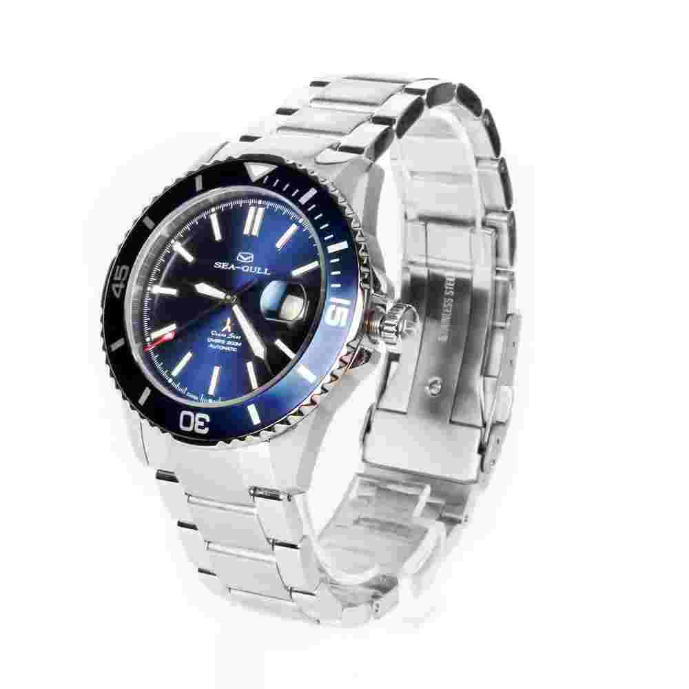 Seagull Ocean Series Automatic 20Bar Men's Diving Swimming Watch Blue 816.523