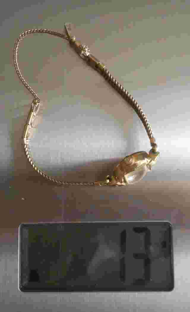 VINTAGE 14k GOLD LADIES "GRUEN" WATCH W/GOLD FILLED BAND WEIGHT 13 GRAMS WORKS