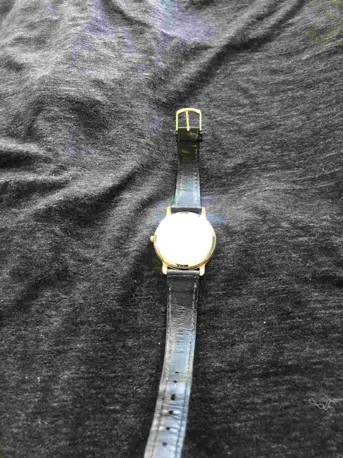 Vintage Gold Tone Lion Watch
