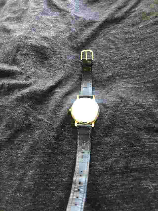 Vintage Gold Tone Lion Watch