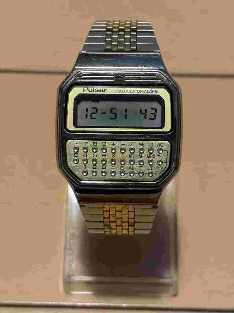 Extremely rare! Pulsar vintage CALCULATOR digital-analog