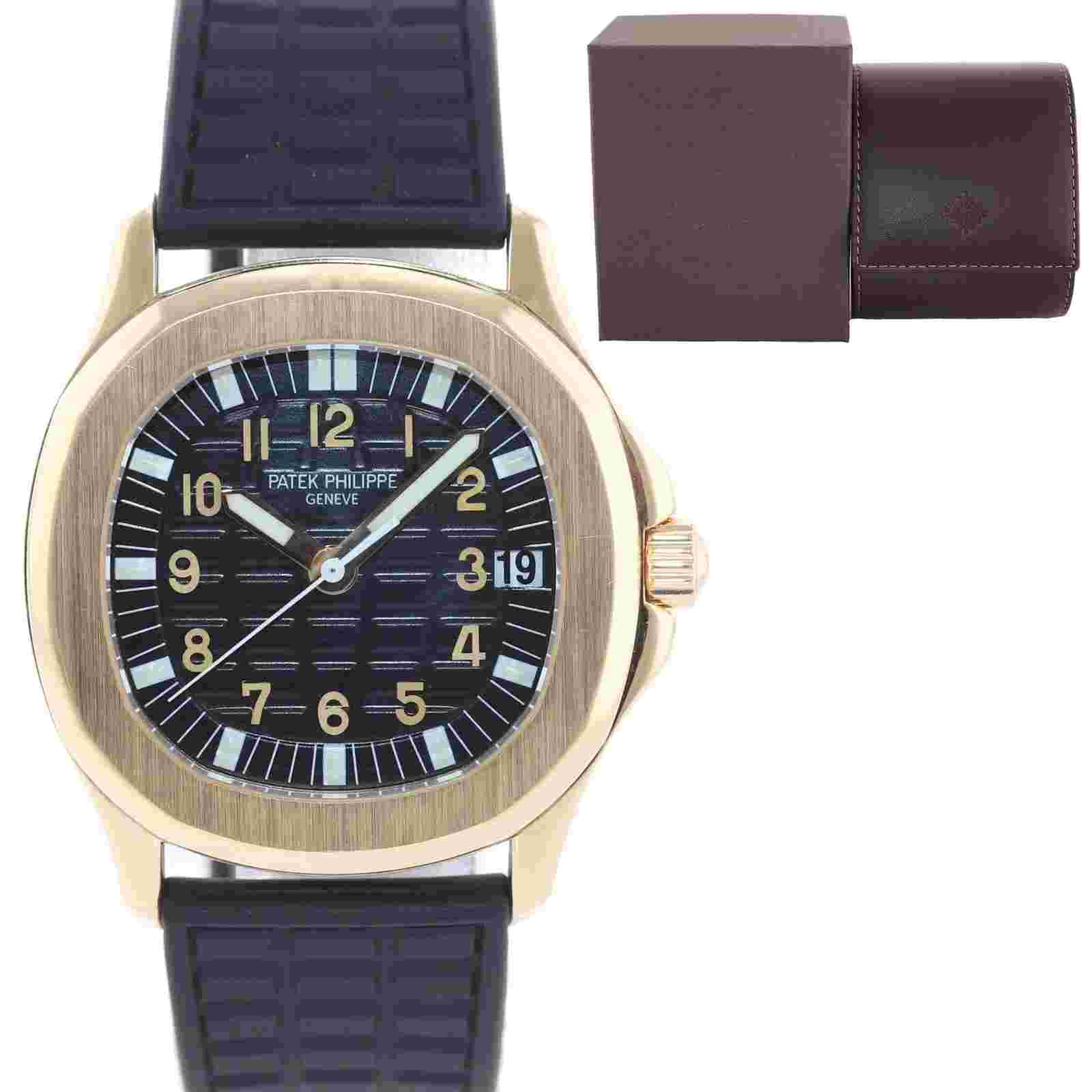 Patek Philippe Aquanaut Men's Black Watch - 5066J