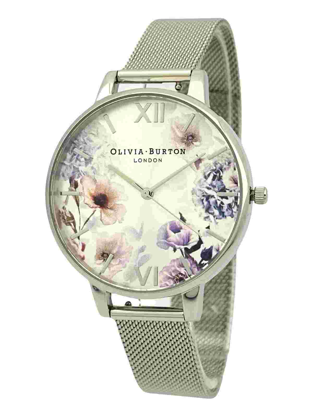 OLIVIA BURTON OB16EG117 Ladies' Sunlight Florals Dial Mesh Bracelet Watch