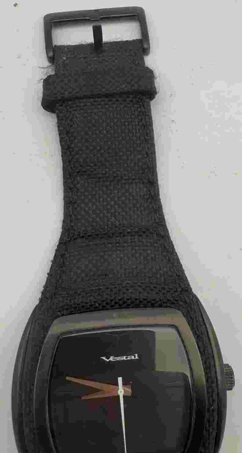 Vestal Men’s Watch Natural V.8 Black