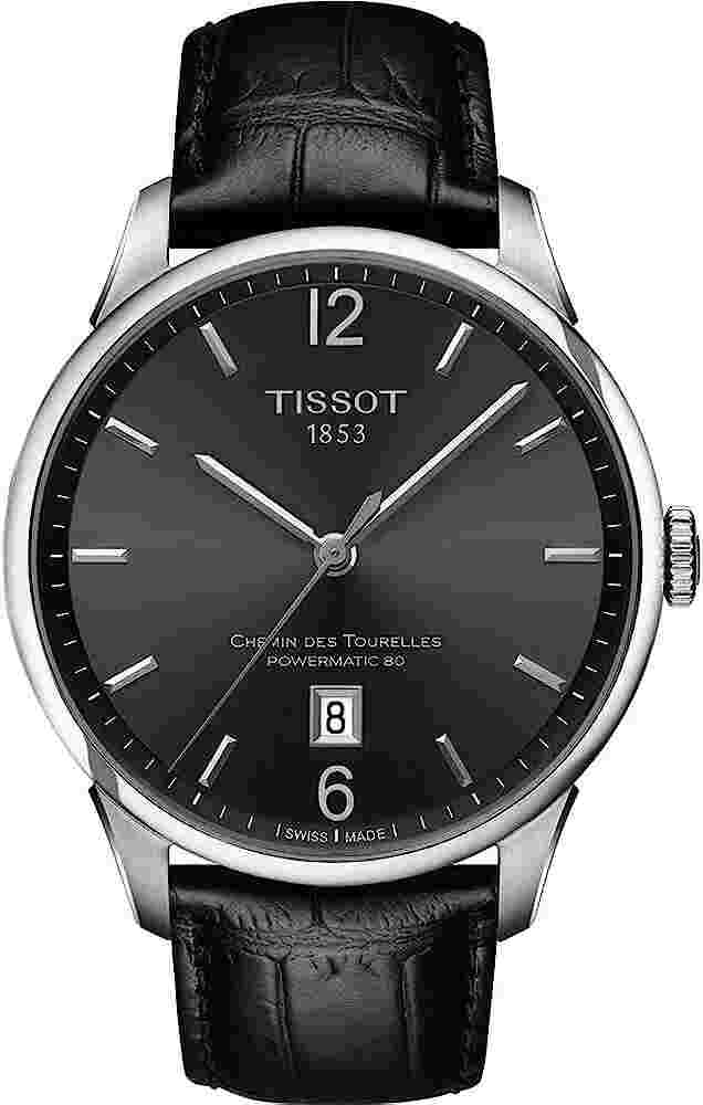 Tissot Chemin Des Tourelles Gunmetal Men's Watch - T099.407.16.447.00