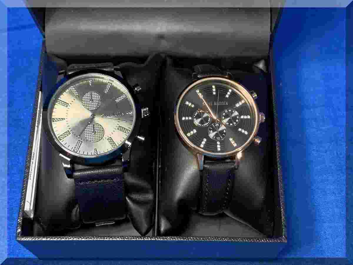 STEVE MADDEN HIS & HERS WATCHES CASE - ESTATE LIQUIDATION - FREE SHIPPING