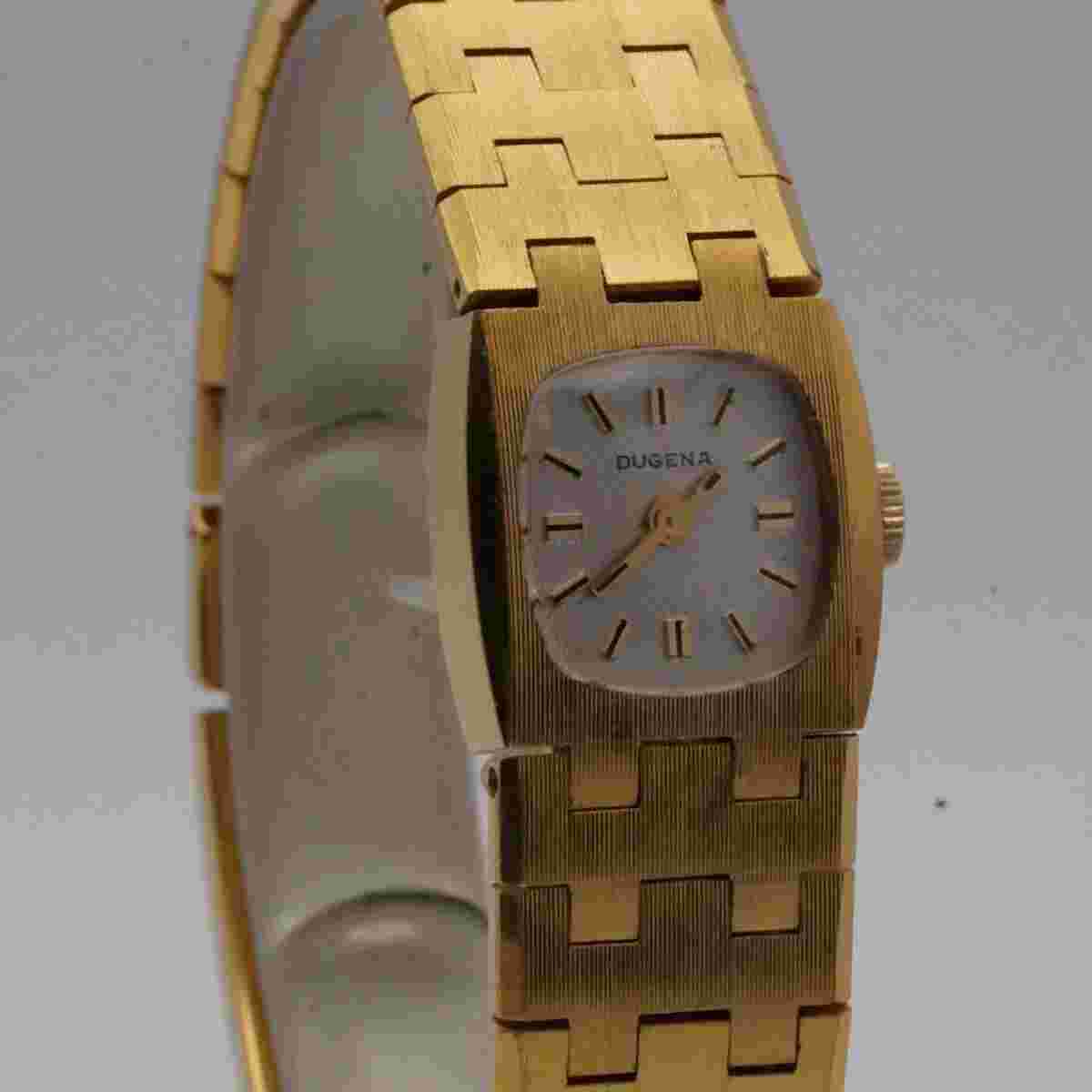 Dugena Women's Watch Steel 20MM Hand Wound Vintage RAR Wrist Pretty 5