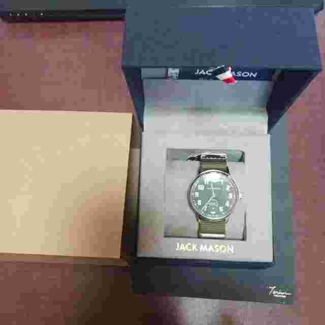 JACK MASON JM-F401-003 Black/Khaki