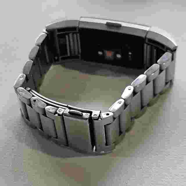 Fitness Charge 2 Activity Tracker Eith Charger And Stainless Band UNTESTED