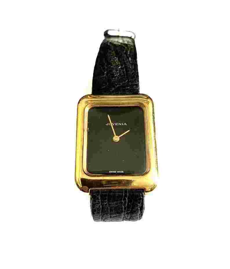 Vtg1960's Authentic Juvenia Solid 22K/920 Yellow Gold Men’s Mechanical Watch