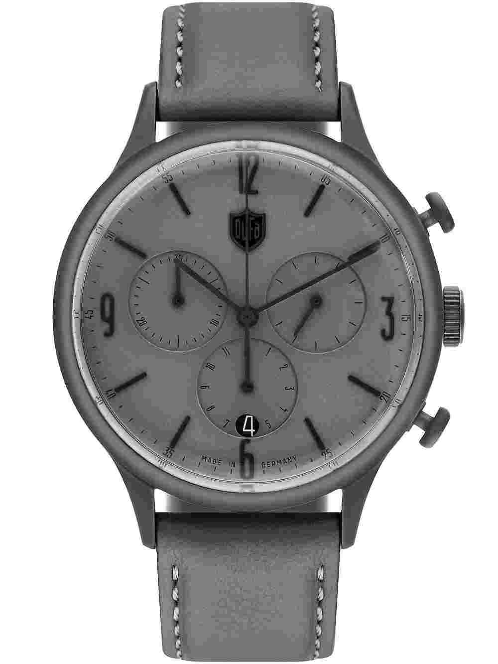 DuFa DF-9002-0C Chronograph Mens Watch 38 mm 3ATM