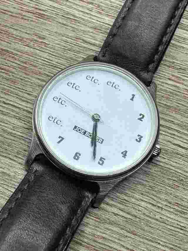 Rare 1995 Joe Boxer Timex Etc Etc Smiley Watch Stainless Steel New Battery
