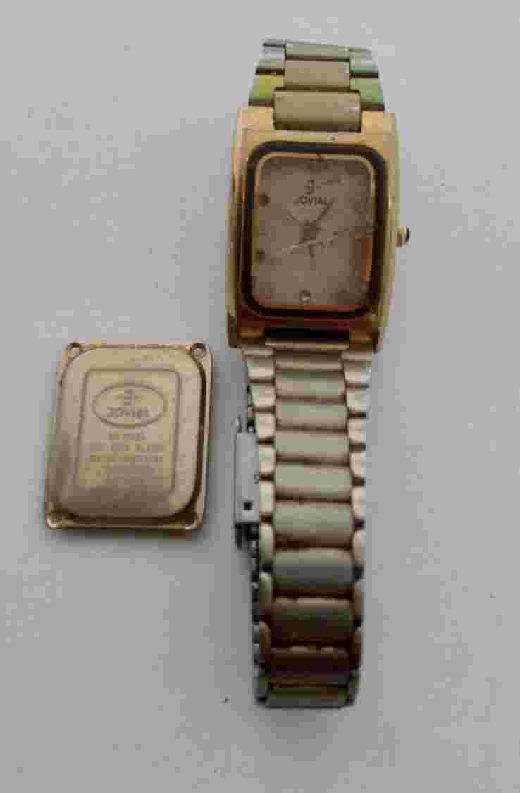 JOVIAL GOLD-PLATED LADIES SWISS WATCH FOR PARTS