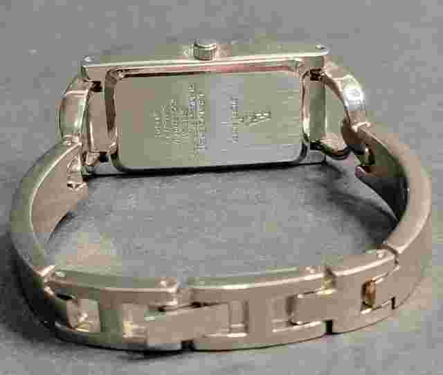 Vintage EA Etienne Aigner Silver Quartz Womens Ladies Bracelet Wristwatch AS IS