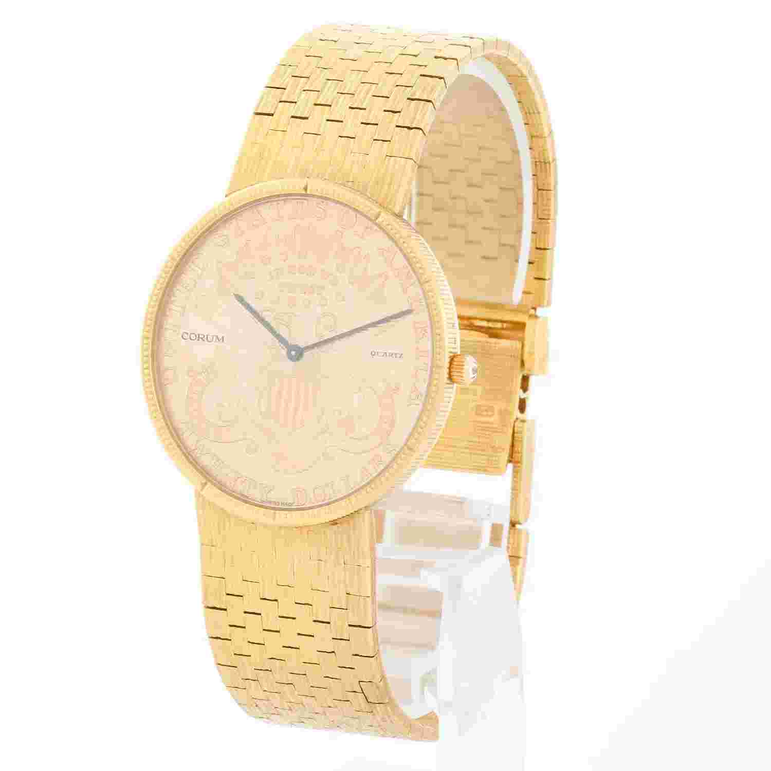 Corum Coin 5 Dollars Double Eagle Yellow Gold Ladies Watch 1902