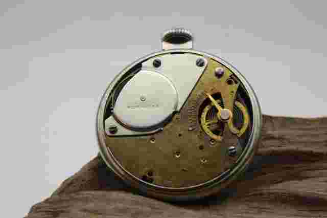 COLUMBIA BULL'S EYE POCKET WATCH 50mm OVERWOUND FOR REPAIR (SC)