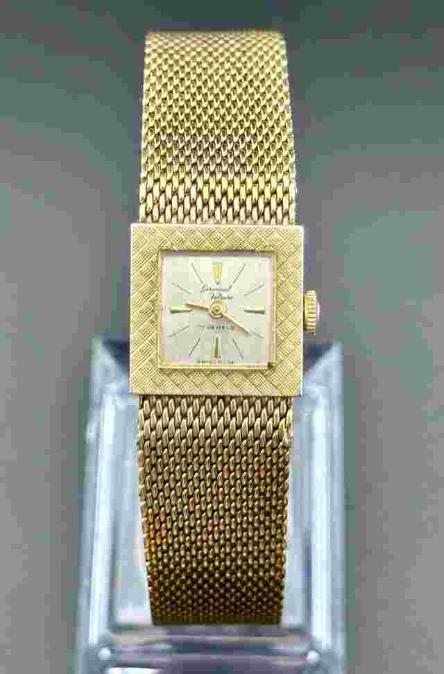GERMINAL VOLTAIRE 212Y SWISS LADIES WATCH 17J MANUAL GOLDTONE 60s Parts/RepairB4