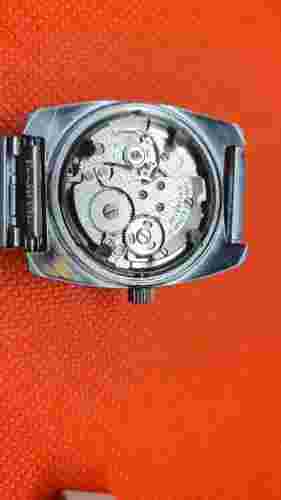 Vintage Nino Manual Winding N-308 Date Blue Dial 17J Men's Watch Mint