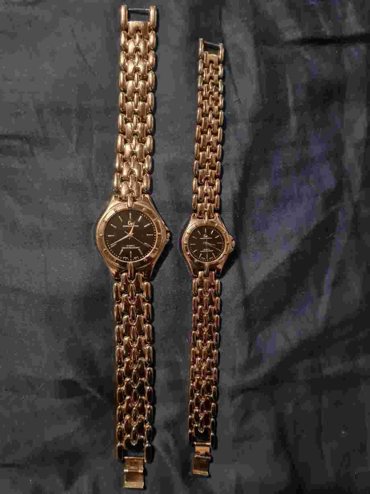 Georgio Valentino Stainless Steel Couple Watches (A Pair)