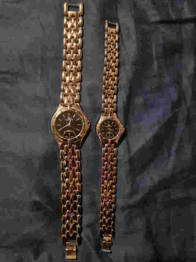 Georgio Valentino Stainless Steel Couple Watches (A Pair)