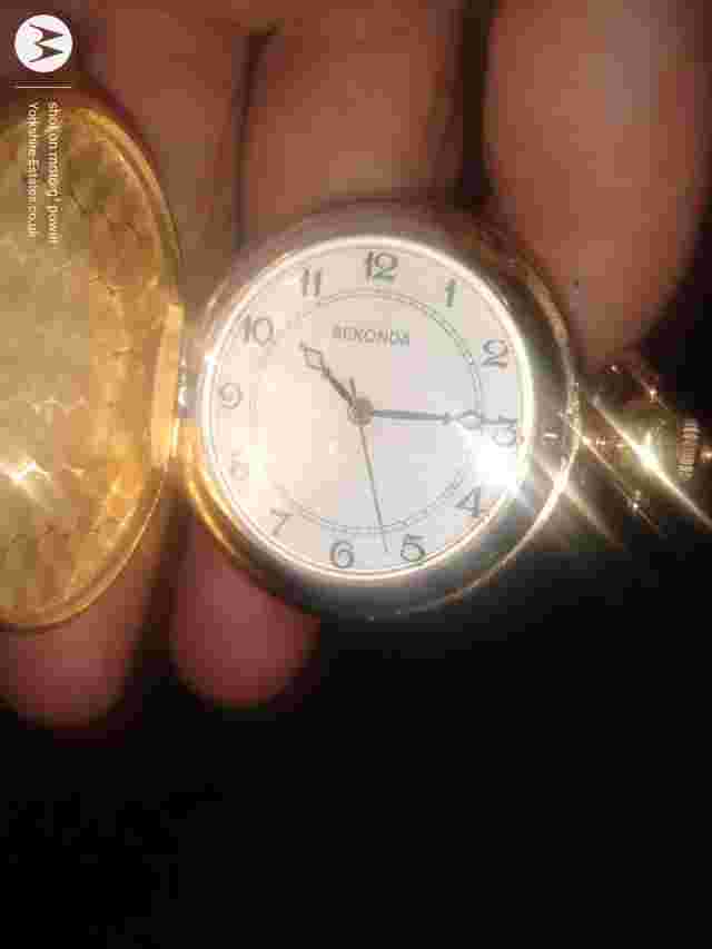 Seconda gold plated , pocket watch new/old stock unused