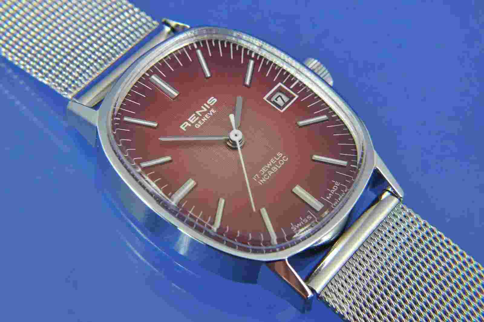 Renis Gents Ladies Mechanical Watch 1960S NOS Brand New Old Stock Vintage Retro