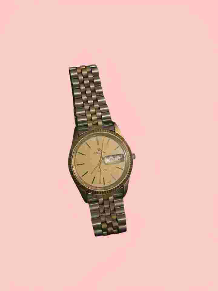 Gold And Silver Seiko Antique Men’s Watch