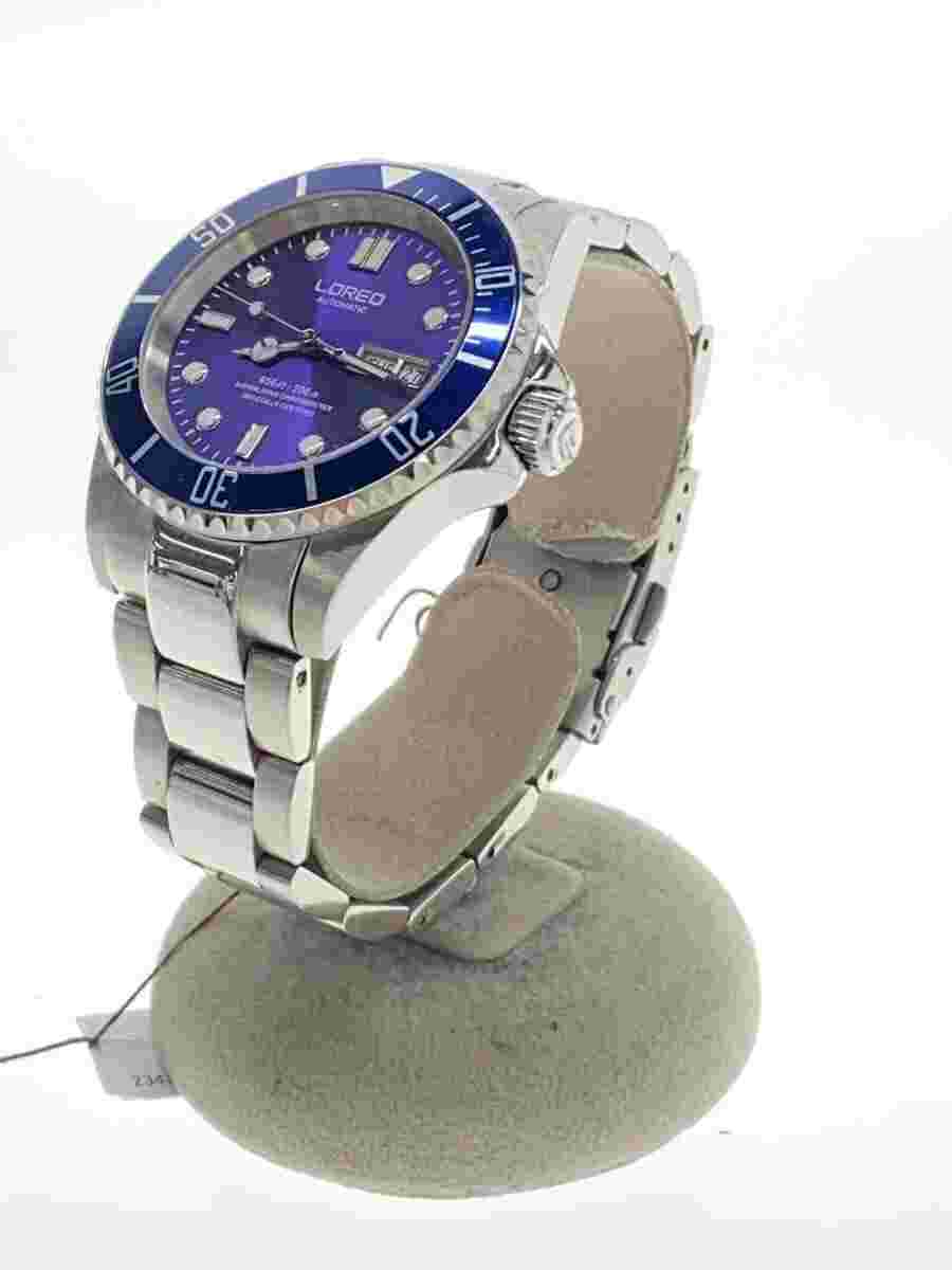LOREO Automatic Stainless Steel Purple Elegant Design Near Mint JAPAN