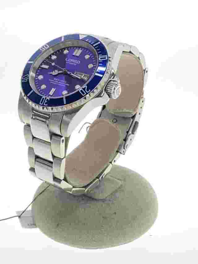LOREO Automatic Stainless Steel Purple Elegant Design Near Mint JAPAN