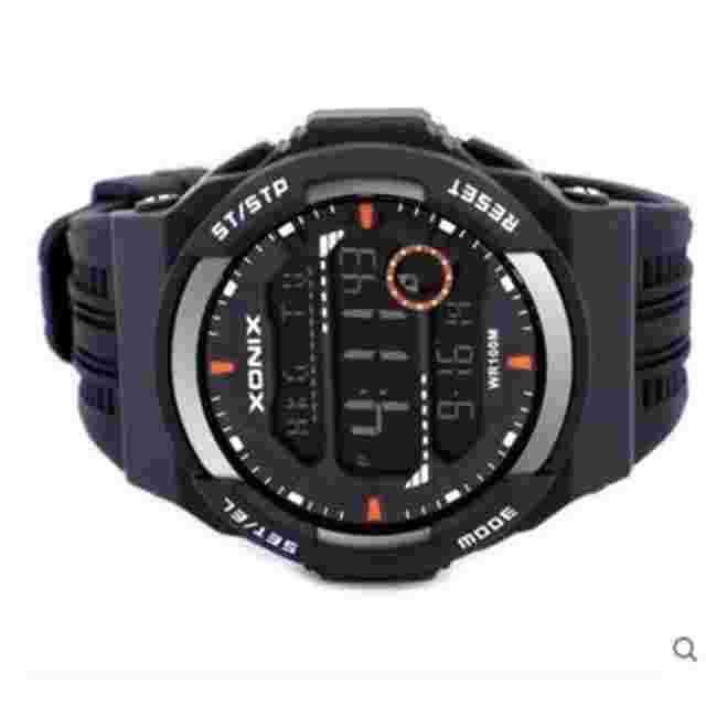 Xonix Men Sports watch Digital WR100m Multifunction Outdoor Watch World Time