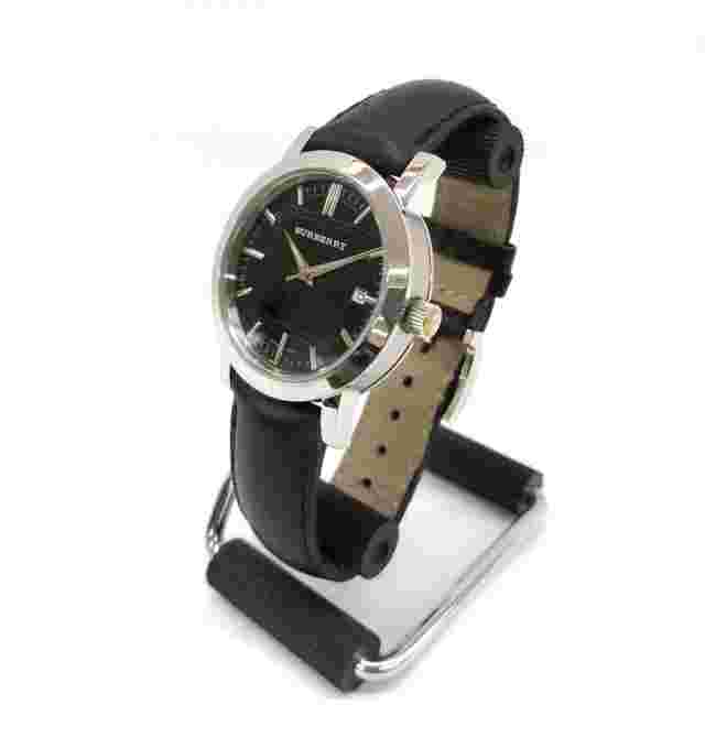 Burberry Bu1354 Quartz Watch 3-Hand Date Stainless Steel Genuine Box & Card