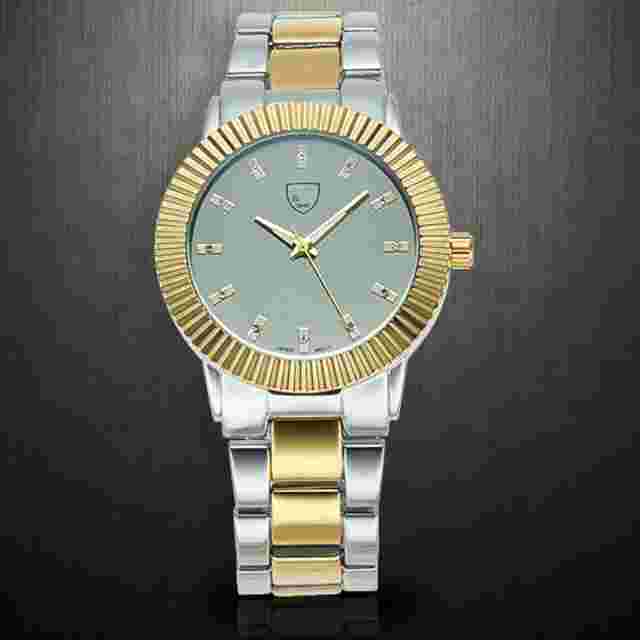 Picard & Cie 9302 Women's Bellona Two Tone Gold/Silver Watch Silent Tick