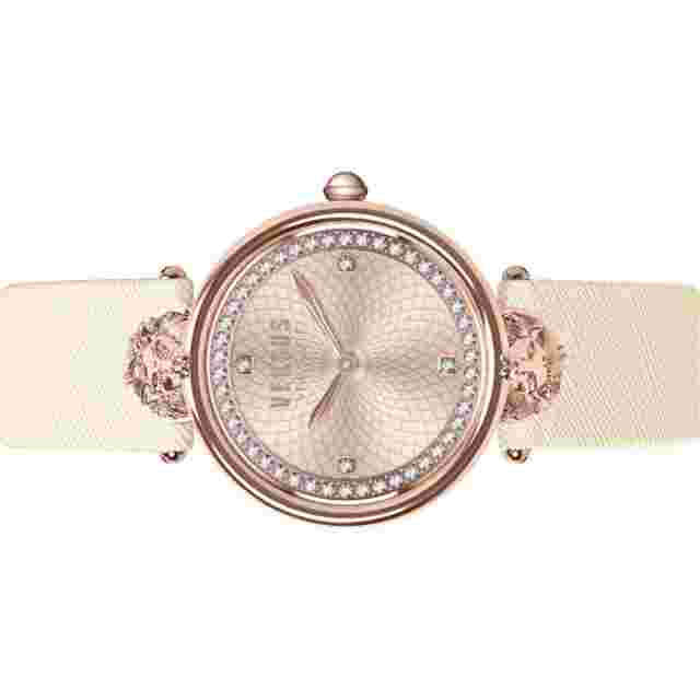 Versus By Versace Ladies Watch Wristwatch Victoria Harbour VSP333221 Leder
