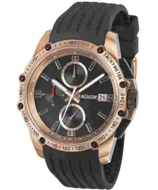 Magnum Brand New Men's Watch Stainless steel and Rubber band with Box