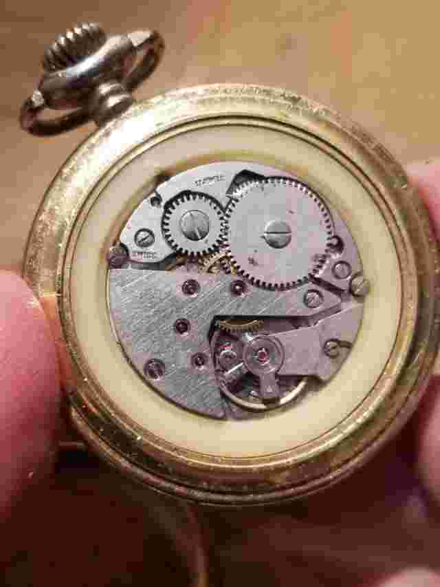 WWI German Officer's Jovial  Pocket Watch Kaiser Wilhelm/Franz Joseph Dial