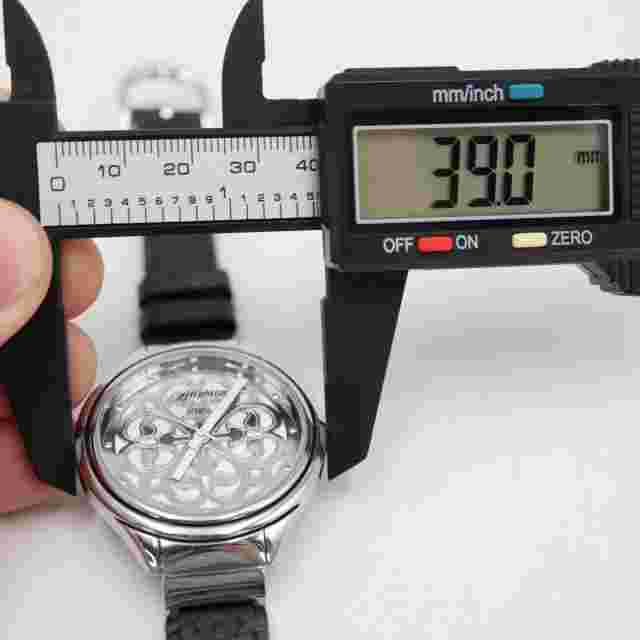 Brighton Ferrara Silve Tone Watch 39mm Dial Black Red Reversible Strap Working