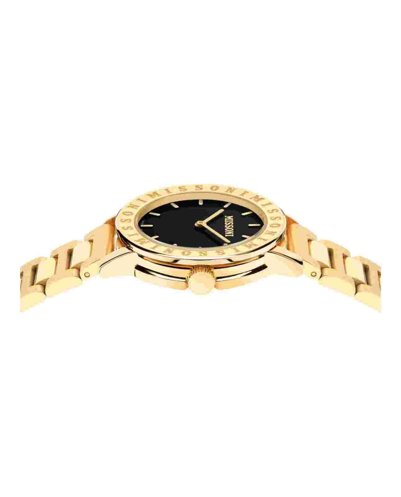 Missoni Womens Missoni M2 Gold 34mm Bracelet Fashion Watch