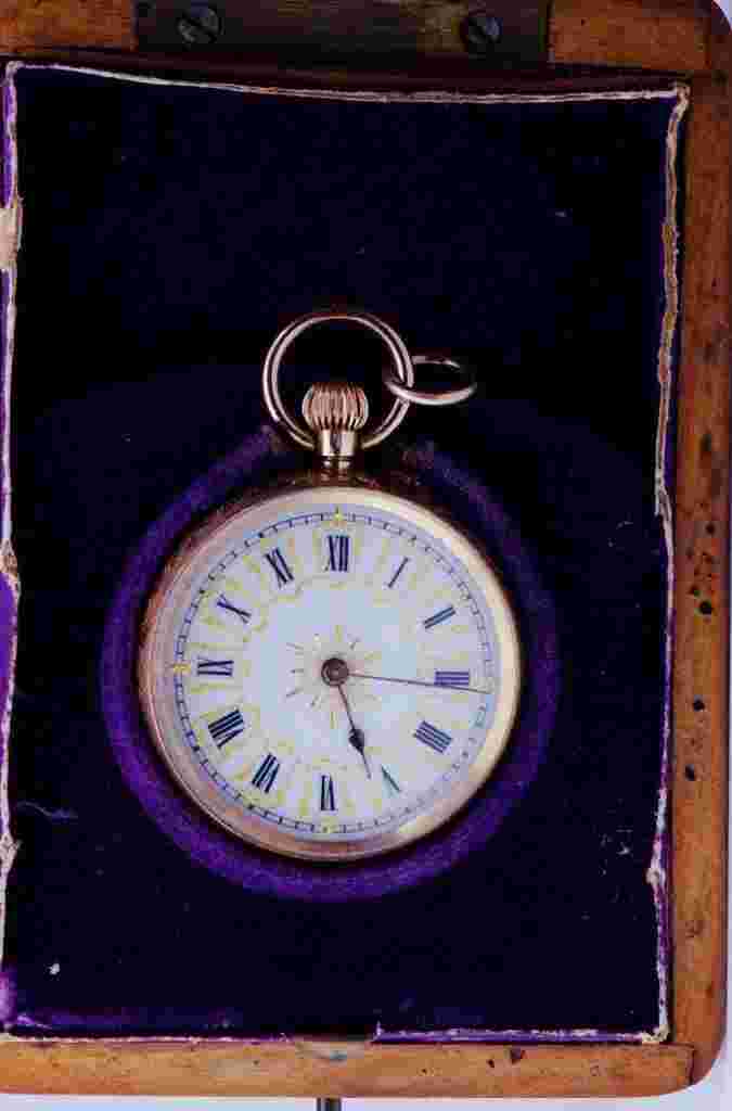 Antique Imperial Ru 14k Gold Enamel Pocket Watch-for Grand Duchess Olga c1890's