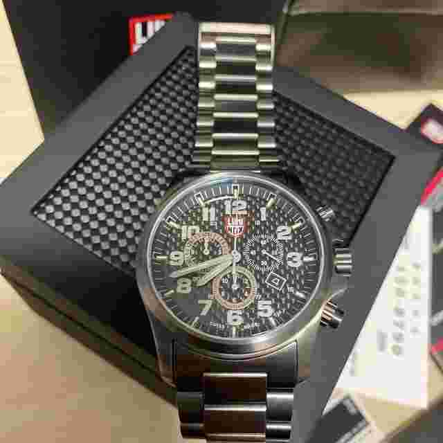 Luminox Atacama Field Chronograph Alarm Gunmetal Watch 1942